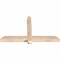 Ekena Millwork Eugene Smooth Timber Gable Bracket, Douglas Fir, 48"W x 28"H x 3 1/2"D x 3 1/2"F, 14/12 Pitch GBW048X28X0404EUG00SDF - alternate 2